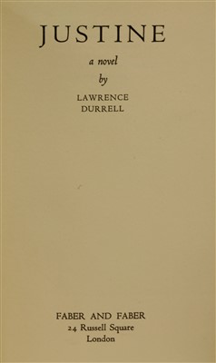 Lot 308 - Durrell, Lawrence: THE ALEXANDRIA QUARTET: Justine; Balthazar; Mountolive;& Clea. 4 volumes.