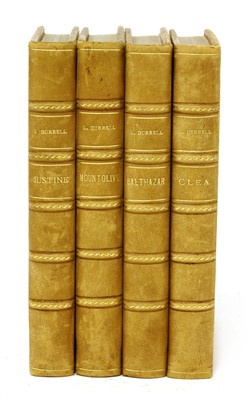 Lot 308 - Durrell, Lawrence: THE ALEXANDRIA QUARTET: Justine; Balthazar; Mountolive;& Clea. 4 volumes.