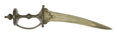 Lot 500 - A watered steel and damascene hilted chilanum