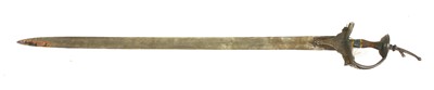 Lot 529 - A straight sword (firangi)
