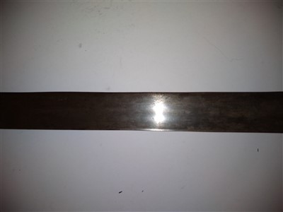 Lot 529 - A straight sword (firangi)