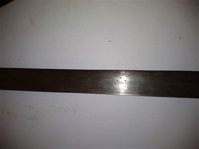 Lot 529 - A straight sword (firangi)
