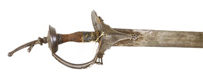 Lot 529 - A straight sword (firangi)