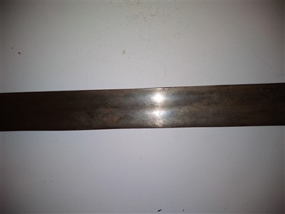 Lot 529 - A straight sword (firangi)