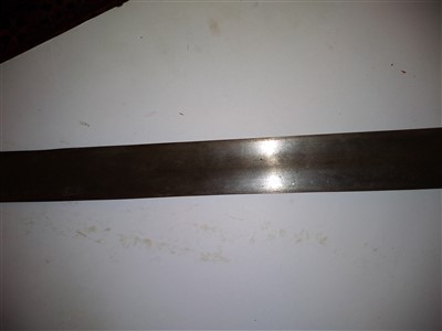 Lot 529 - A straight sword (firangi)