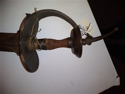 Lot 529 - A straight sword (firangi)