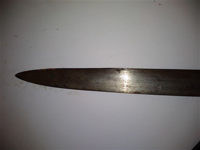 Lot 529 - A straight sword (firangi)