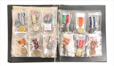 Lot 153 - A collection of medals