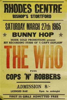 Lot 215 - The Who concert poster