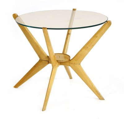 Lot 404 - An Italian maple side table