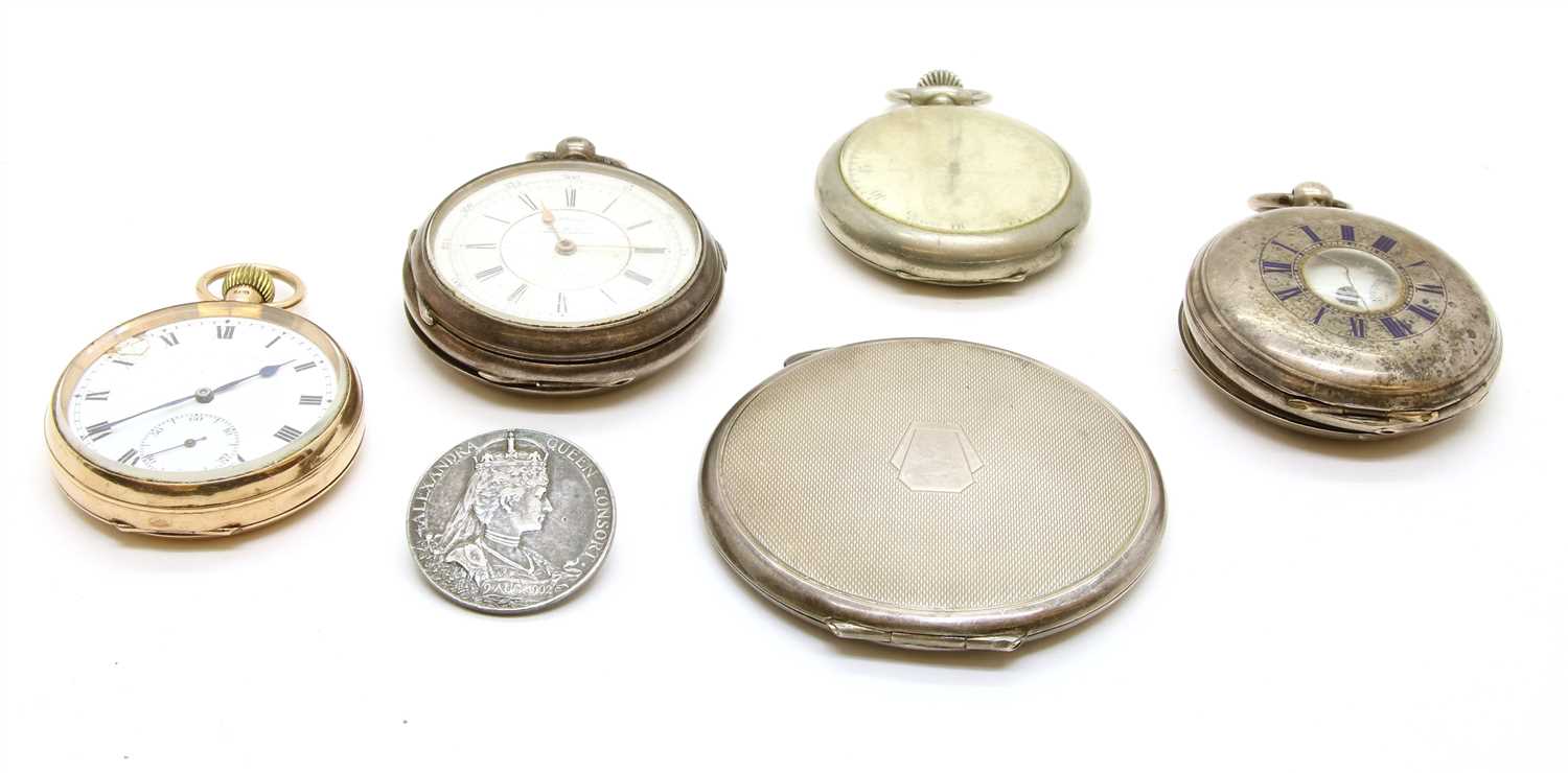 Lot 24 - A 9ct gold open face pocket watch