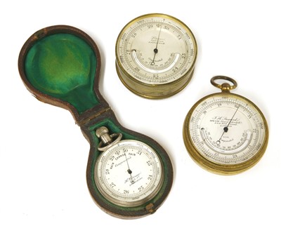 Lot 365 - Three pocket barometer/altimeters