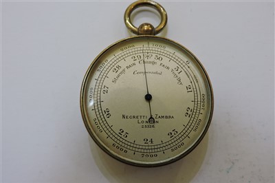 Lot 182 - Three pocket barometer/altimeters
