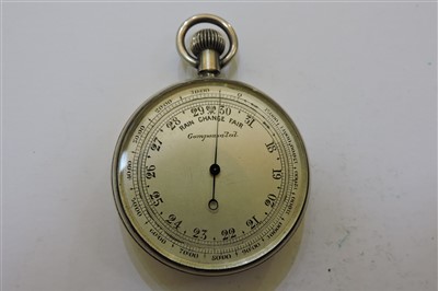 Lot 182 - Three pocket barometer/altimeters