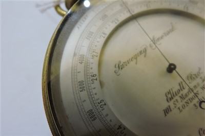 Lot 363 - A large surveying barometer/altimeter