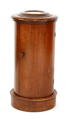 Lot 256 - A Victorian mahogany cylindrical pot cupboard