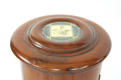 Lot 256 - A Victorian mahogany cylindrical pot cupboard