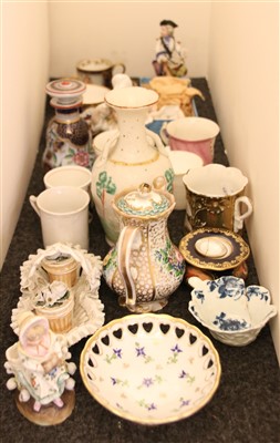 Lot 166 - A collection of ceramics, predominantly Continental