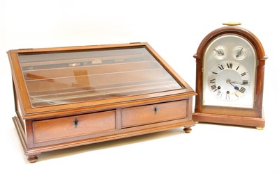 Lot 160 - A 19th century mahogany table display case