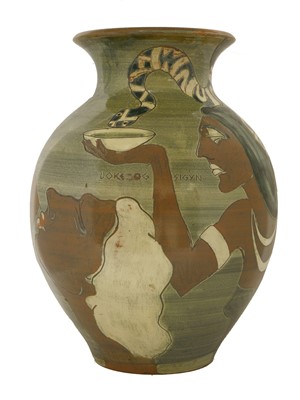 Lot 279 - A Danish baluster vase