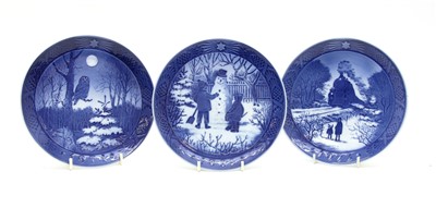 Lot 159 - A collection of 23 Royal Copenhagen Christmas plates