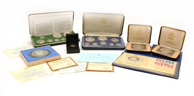 Lot 72 - Two cased Bahamas anniversary Prince Charles $10 proof silver coins