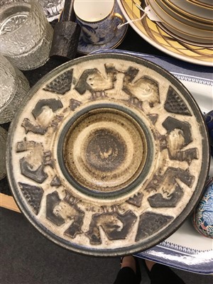 Lot 150 - A Royal Copenhagen stoneware shallow dish