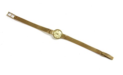 Lot 48 - A ladies 9ct gold Longines bracelet watch