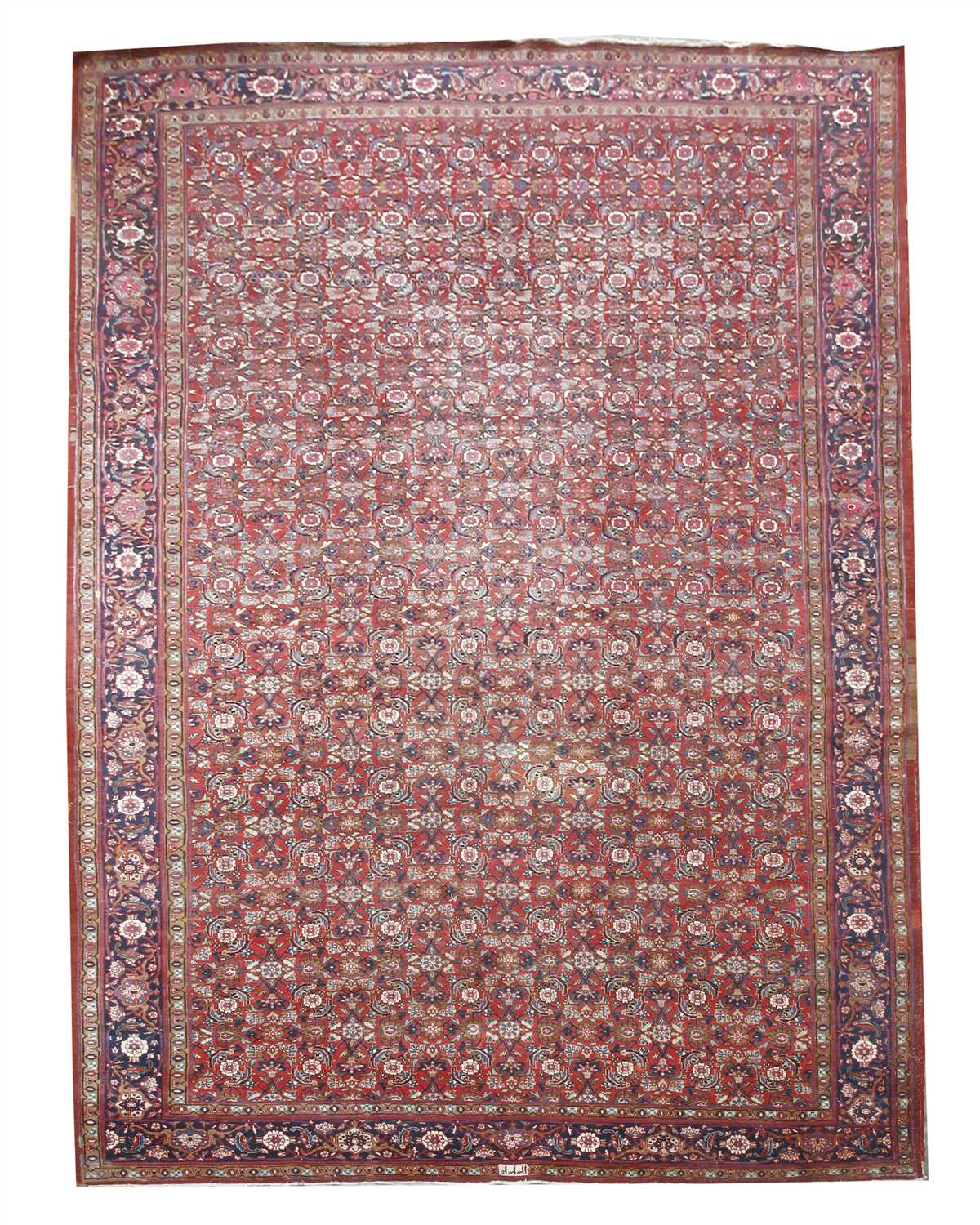 Lot 46 - A Persian Mahal carpet