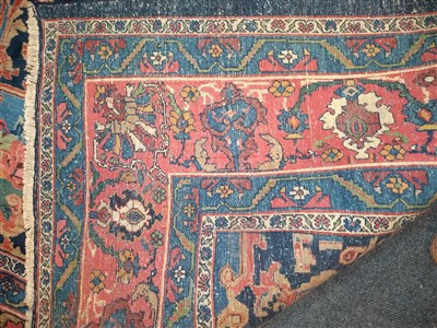 Lot 185 - A Persian Bidjar carpet