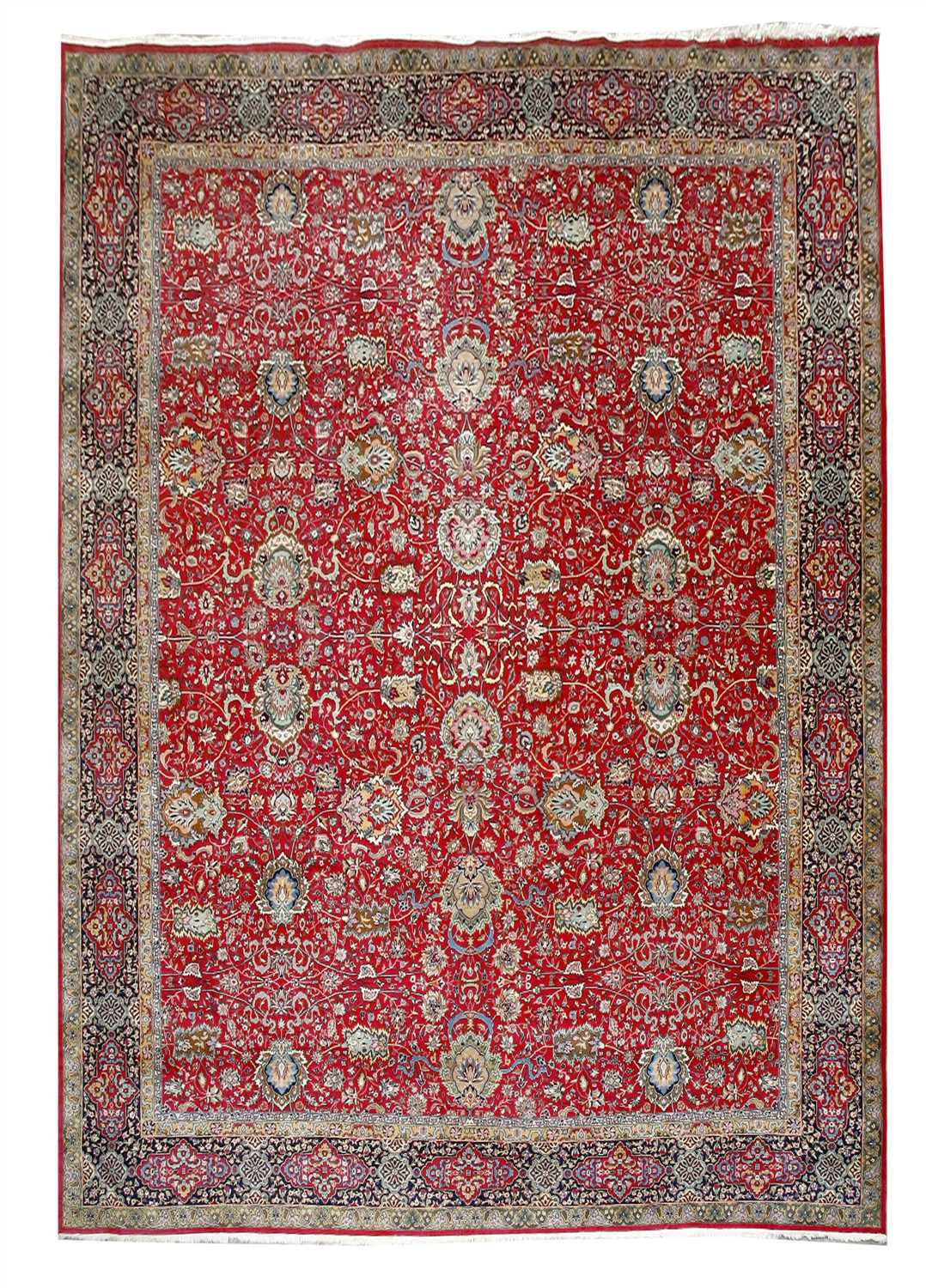 Lot 232 - A large Indian Kashmir carpet