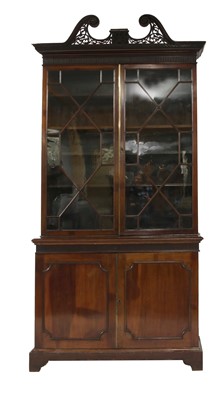 Lot 287 - A late 19th century mahogany bookcase