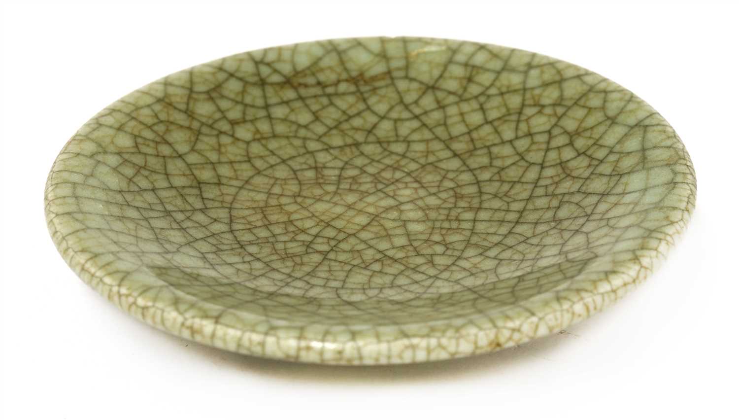 Lot 53 - A Chinese ge-type saucer