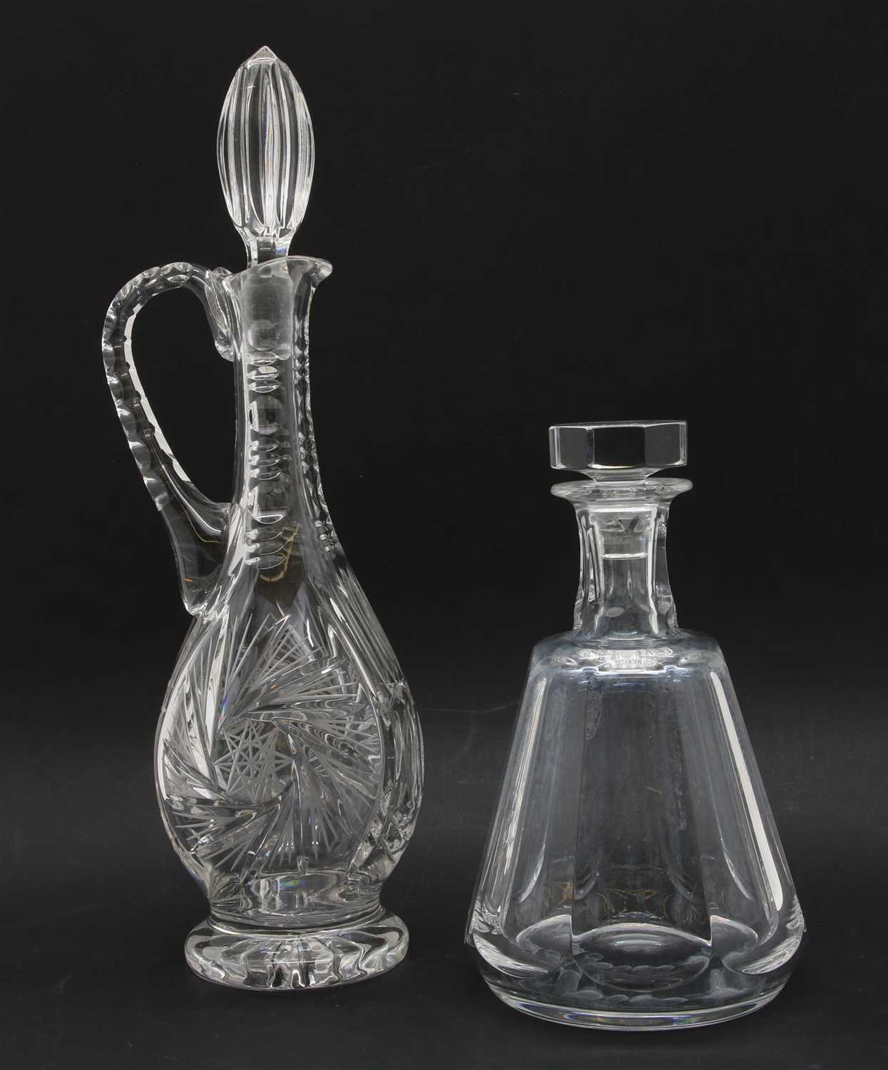 Lot 197 - A Baccarat crystal glass Tallyrand pattern decanter