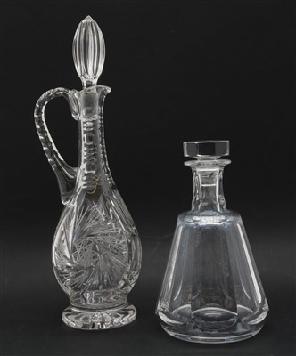 Lot 197 - A Baccarat crystal glass Tallyrand pattern decanter