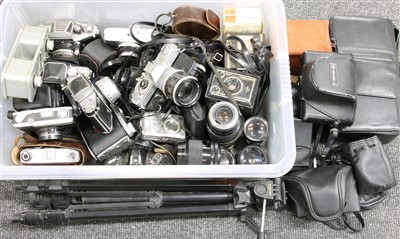 Lot 218 - A quantity of cameras