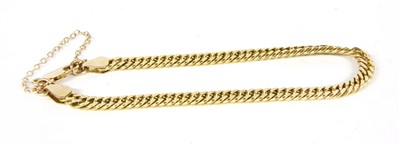Lot 42 - A 9ct gold filed curb link bracelet
