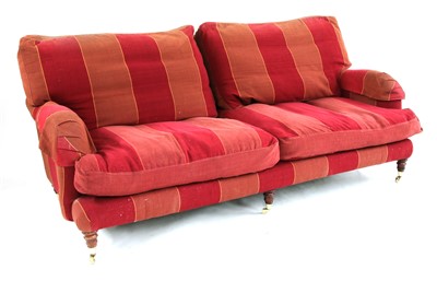 Lot 327 - A modern Howard and Sons style three seater sofa