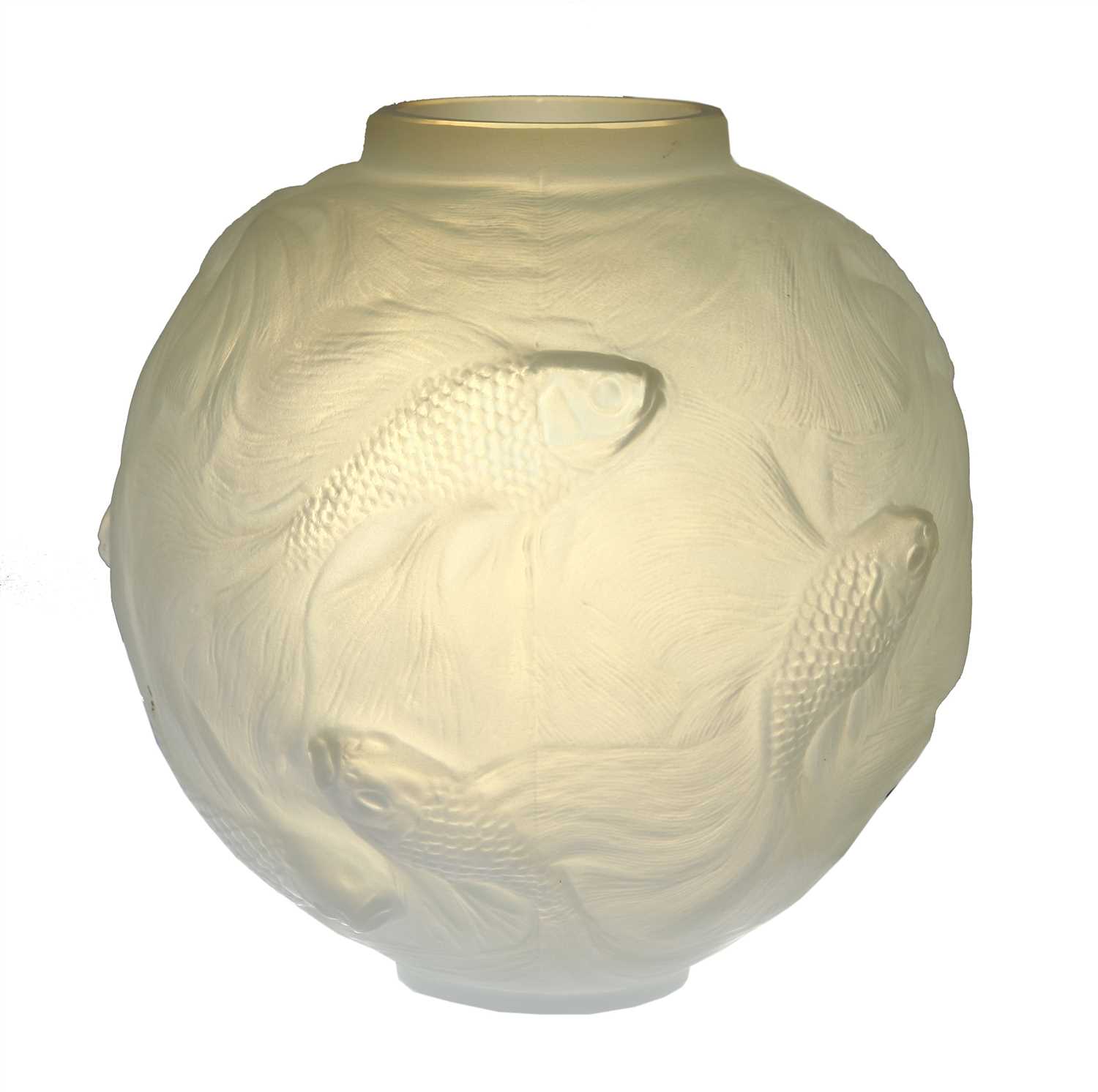 Lot 215 - A Lalique 'Formosa' glass vase