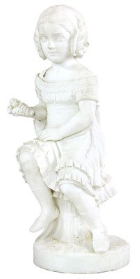 Lot 424 - A 20th Century School sculpture of a young girl