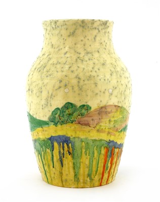 Lot 121 - A Clarice Cliff 'Patina Country' Isis vase