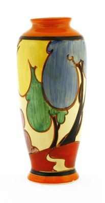 Lot 147 - A Clarice Cliff 'Blue Autumn' vase