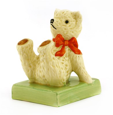 Lot 169 - A Clarice Cliff teddy bear bookend