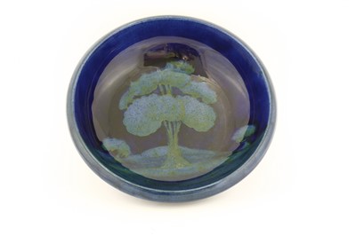 Lot 51 - A Moorcroft 'Moonlit Blue' bowl