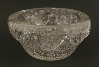 Lot 561 - A Daum heavy glass bowl