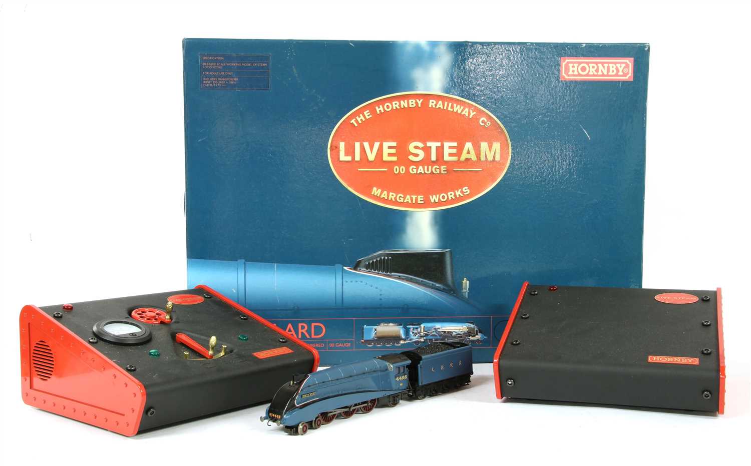 Lot 217 - A Hornby Live Steam 'OO' gauge LNER Mallard 4-6-2 class A4 steam powered locomotive set