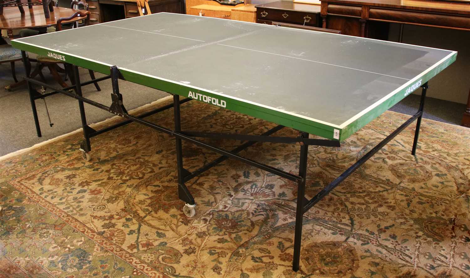Lot 623 - A full size folding table tennis table