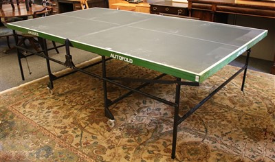 Lot 623 - A full size folding table tennis table