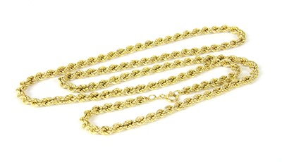 Lot 56 - A 9ct gold rope twist chain