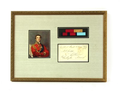 Lot 242A - An envelope signed by Arthur Wellesley, first Duke of Wellington